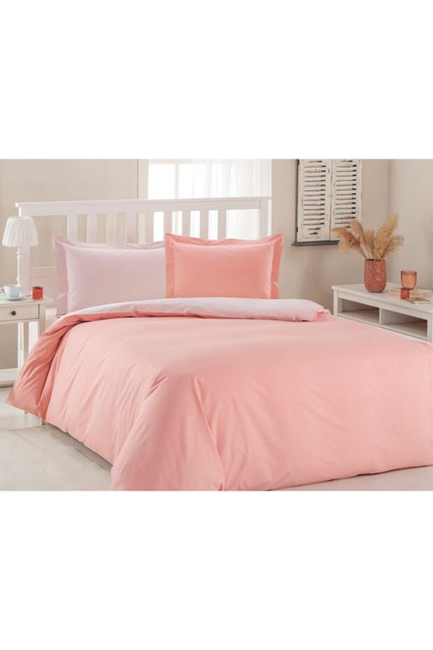 Pudra Somon Colormix Tek Kişilik Nevresim Takımı - 1