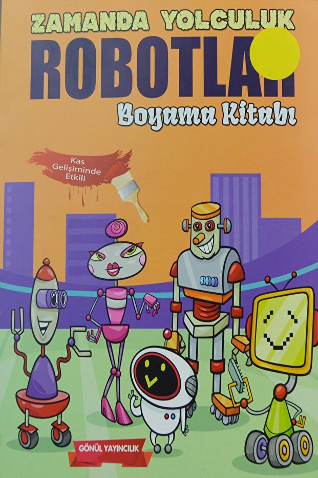 Travel in Time Robots Coloring Book