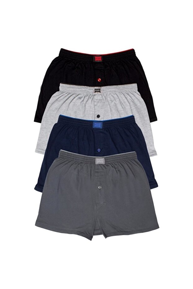 Men's Gr Combed Cotton Plain Boxer 5 Pack