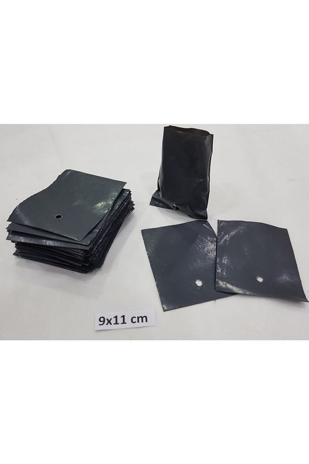Fide Poşeti 300 Adet 9x11 Cm Fide Torbası Fidan Poşeti Fidan Torbası Fide Fidan Yetiştirme Poşet - 2