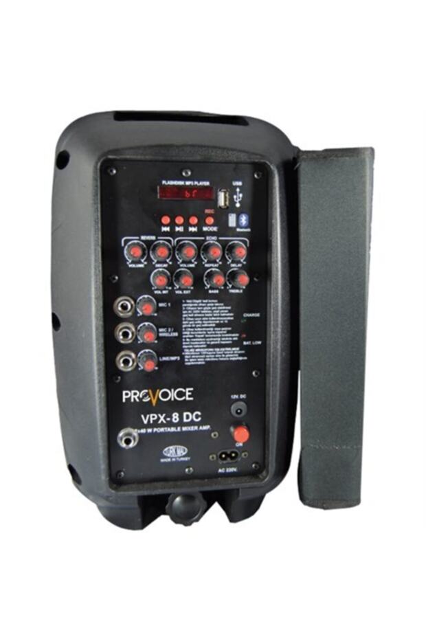 Vpx-8dc 2x40 Watt 8'' El+yaka Portatif Şarjlı Anfi - 2