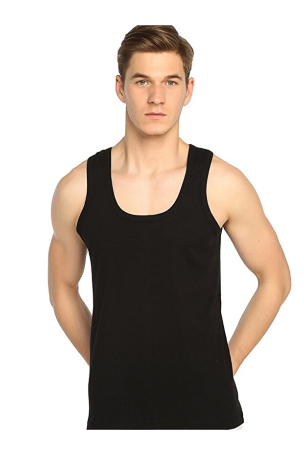 قميص داخلي قطني ممشط للرجال - تصميم مريح - 1