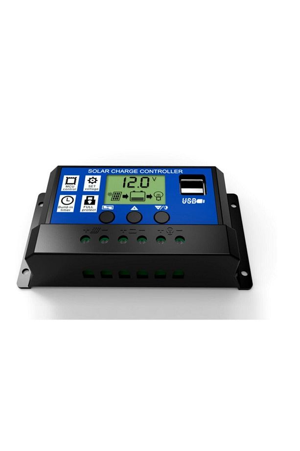 20a - 12/24v Solar Şarj Kontrol (regülatörü) 2 Li Usb Çıkışlı - 2