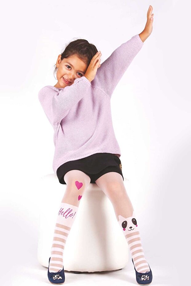 Daymod Beryl Patterned Children's Pantyhose
