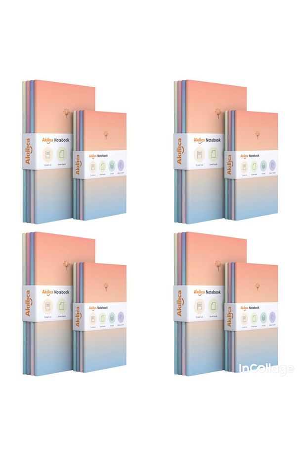Notebook 32'li Defter Seti Pastel Defter Seti Gradient Serisi - 1