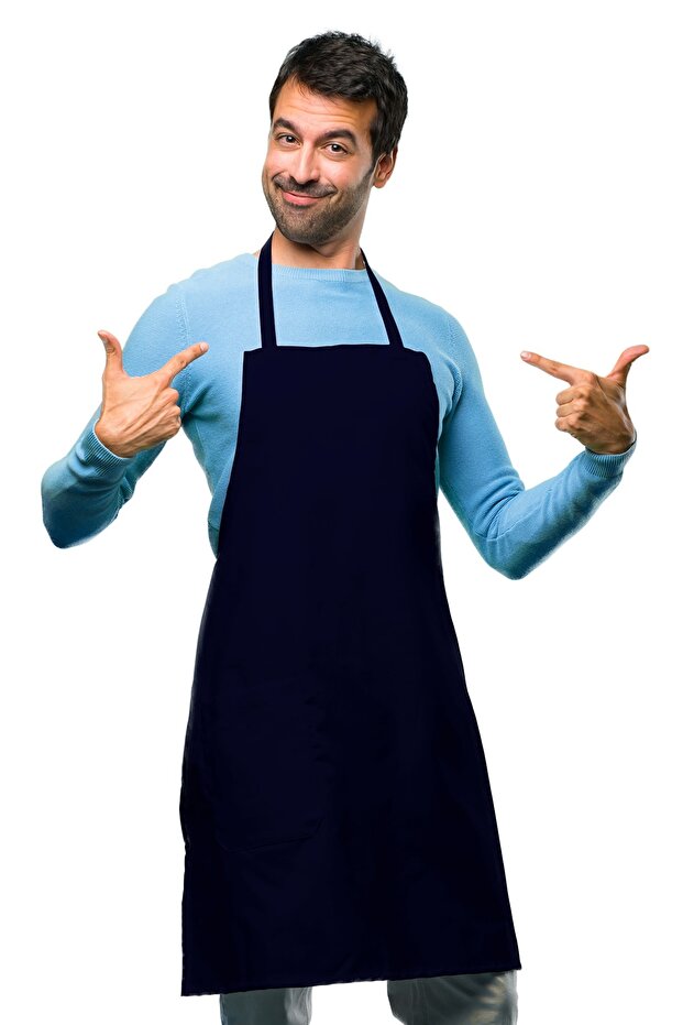 مريلة مطبخ كحلي -للجنسين-