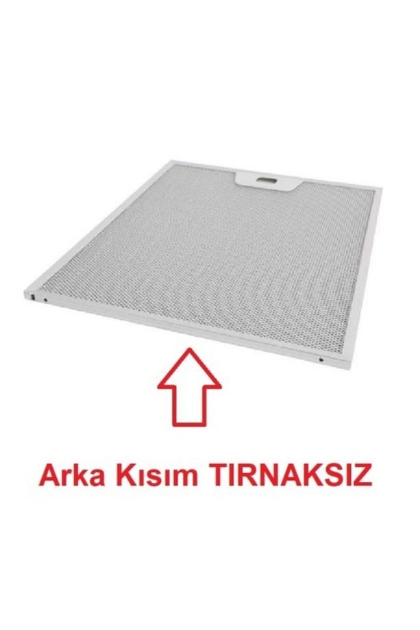 Davlumbaz Filtresi 253x300 Aspiratör Tel Filtre Ön Kısım Tek Tırnak, Arka Kısım Tırnaksız - 3