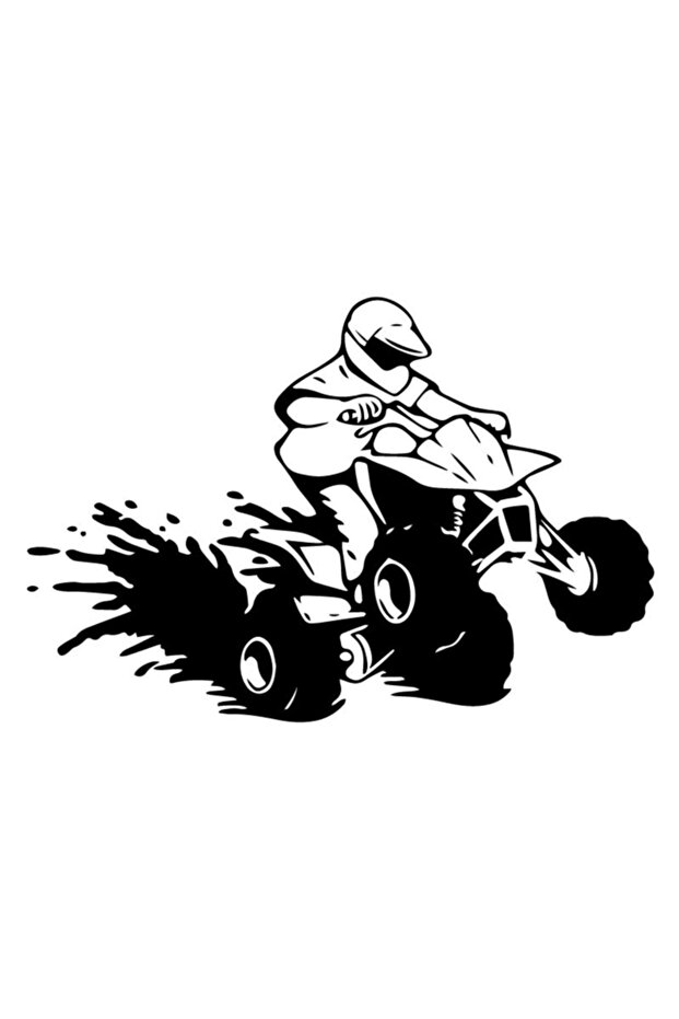 Scooter Atv Sitcker Yapıştırması - 1