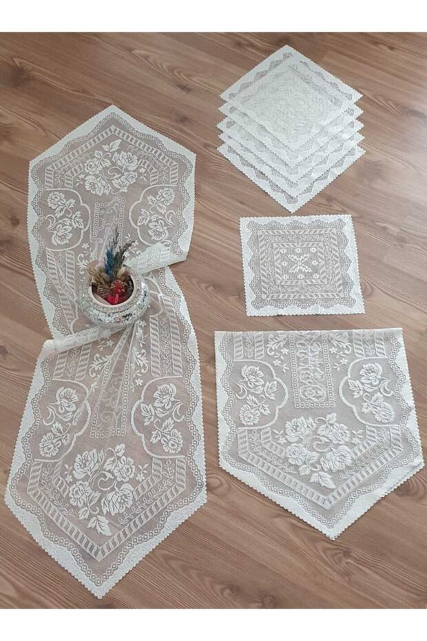 Klasik Desen Salon Takımı 8 Adet - 1