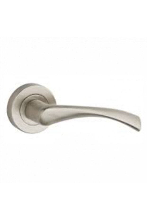 Rozetli Çelik Kapı Kolu Sağ Basar - 1