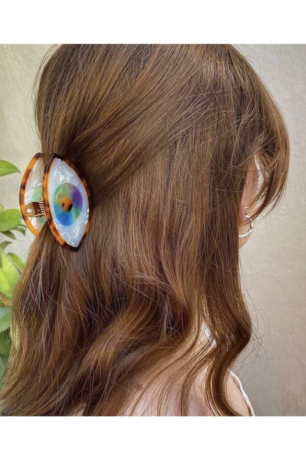 Imported Bone Brown Framed Eye Buckle