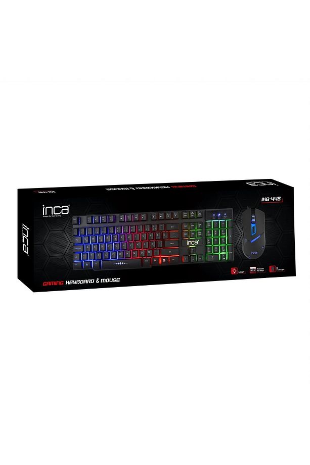Ikg-448 Gaming Klavye & Mouse Set Rainbow Effect Klavye - 5