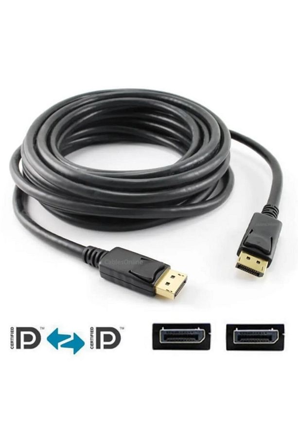 3 Metre Dp Display Port Kablo 144/165/240hz Destekli Displayport To Displayport 3mt Dp To Dp - 1
