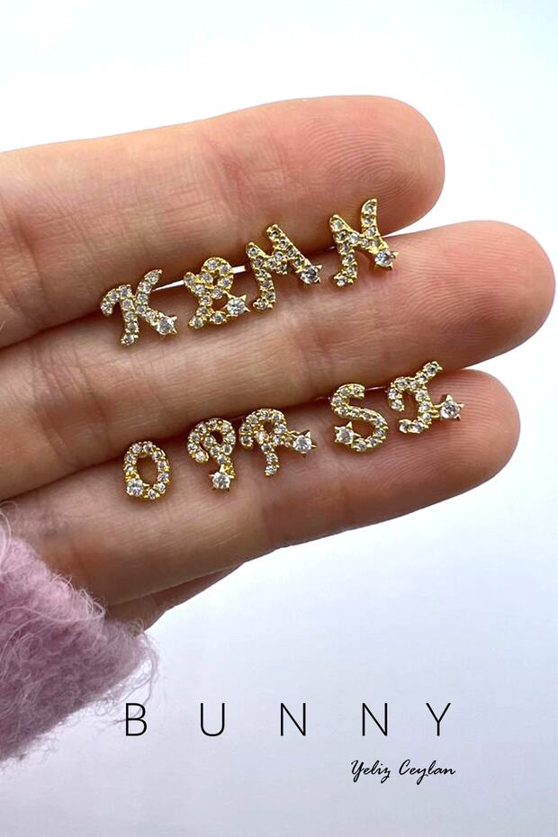 Çelik Harf Piercing Tregus Ve Helix "t" - 2