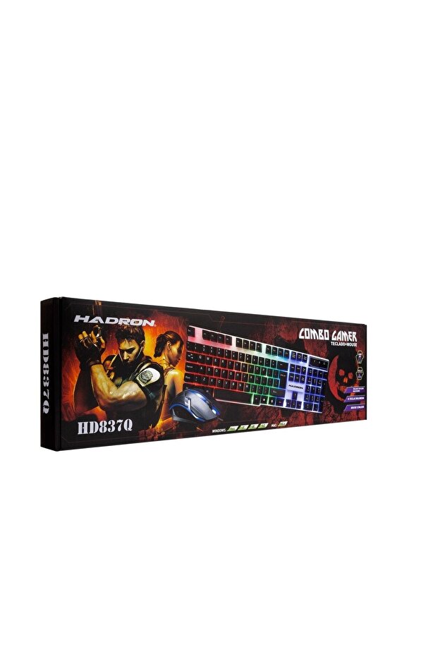 Hd837 Ledli? Oyuncu Klavye Mouse Set - 2