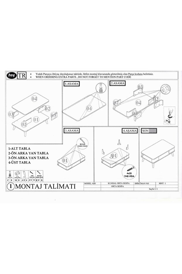 Hey Kumsal Orta Sehpa - 5