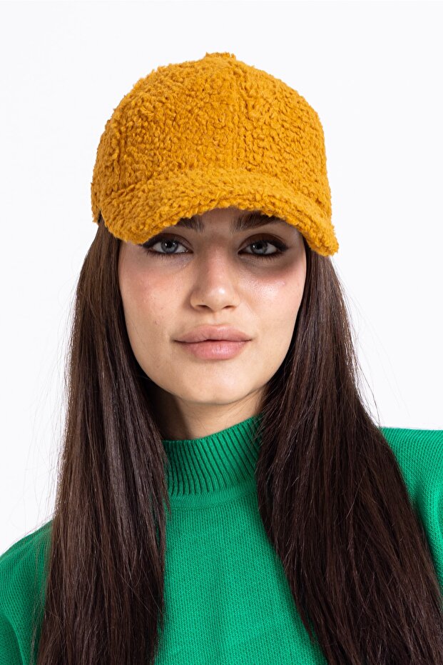 Hat Plush Pompom Fabric