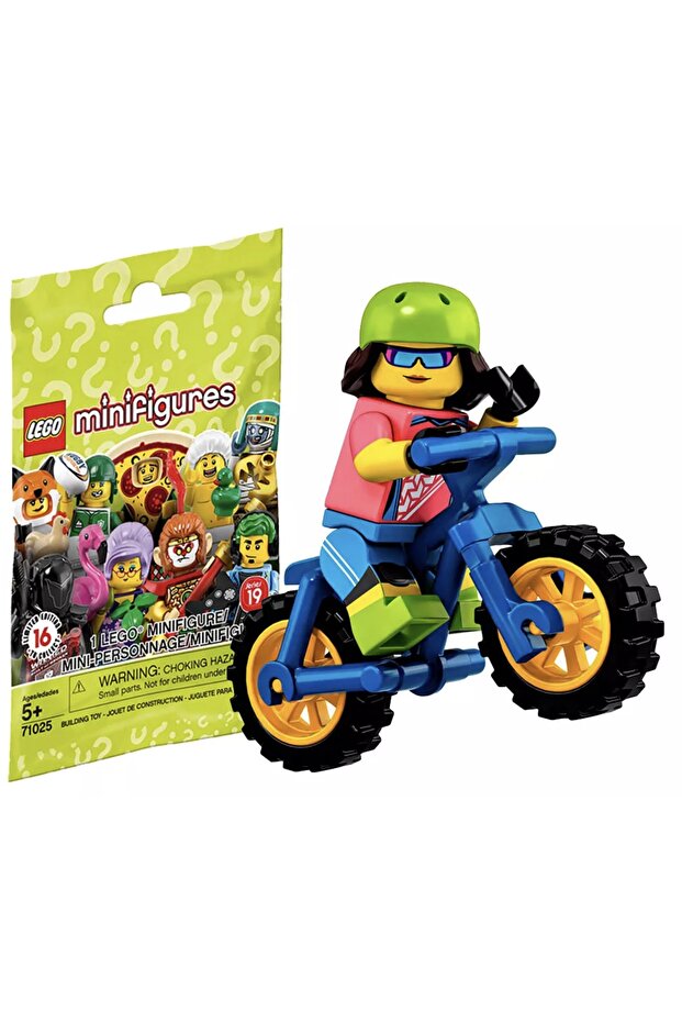 71025 Minifigure Series 20 16 - Mountain Biker Minifigure