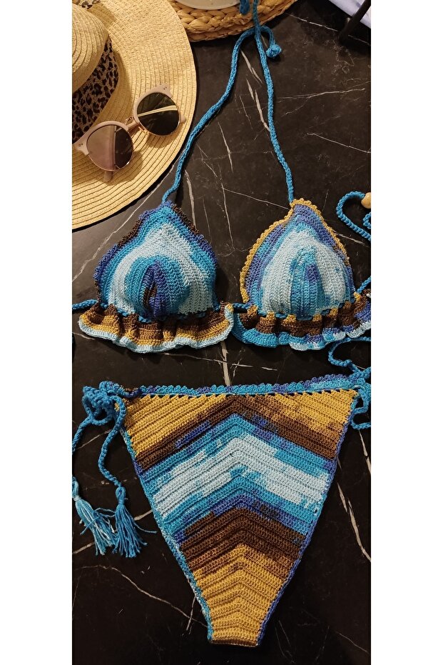 Freya Design El Örgüsü Bikini Takımı - 1