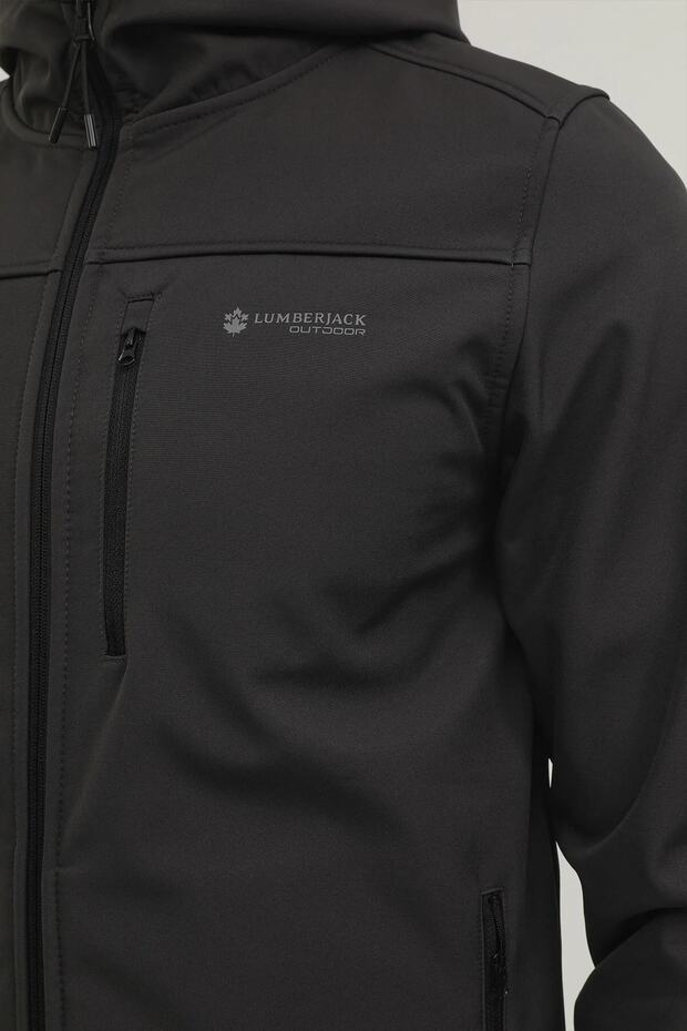 M-gt16 Basıc Softshell 2p Siyah - Antrasit Erkek Softshell - - 4