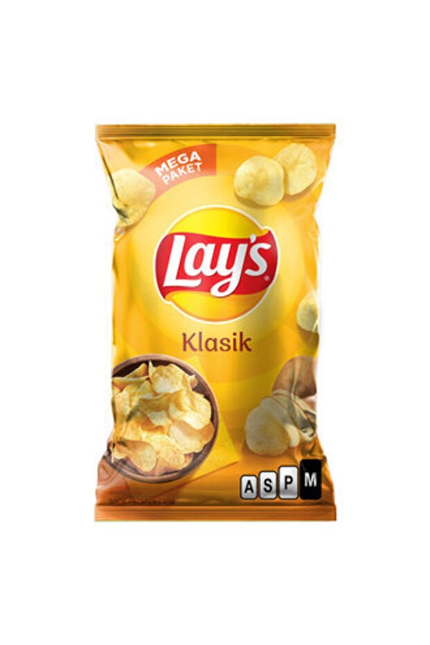 Klasik Sade Patates Cipsi Mega Boy 193 G ( 8 Adet ) - 1