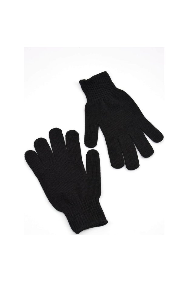 Knitwear Women's Gloves Black Women's Gloves