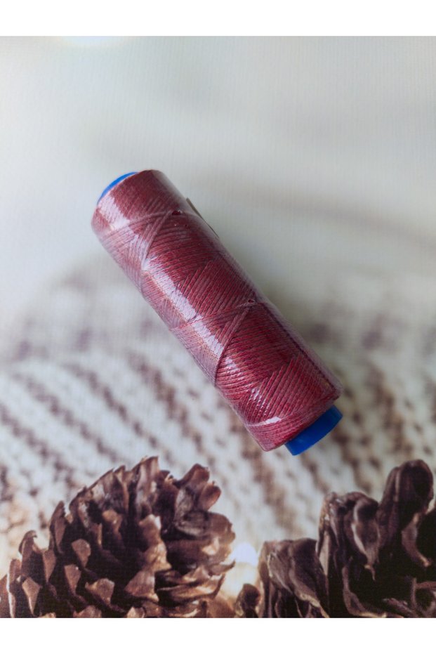 Red 002 Waxed Rope 100 Meters 1.0 Mm