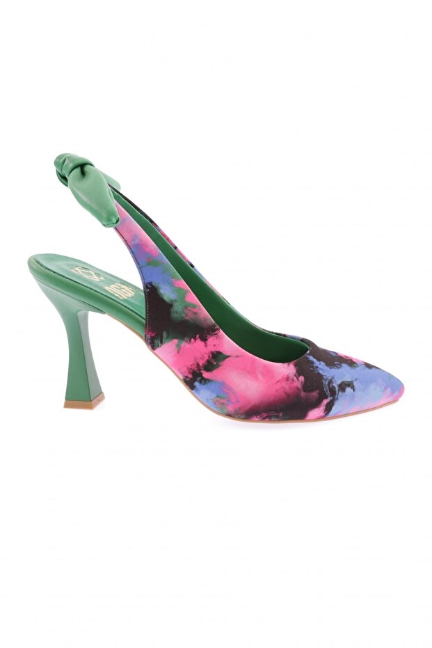 Women's Pointed Toe Low-Cut Ankle Lace-Up Heeled Shoes