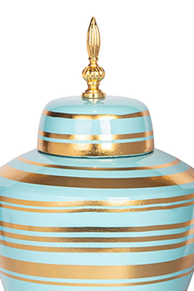 Kapaklı Küp Vazo - 2