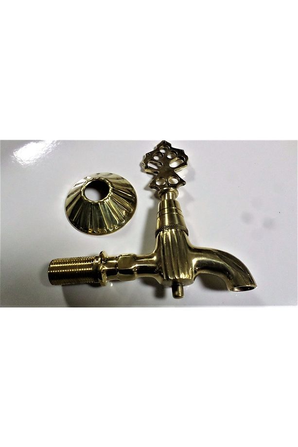 Osmanlı Musluğu Pirinç Sarı Giriş 1/2'' - 2
