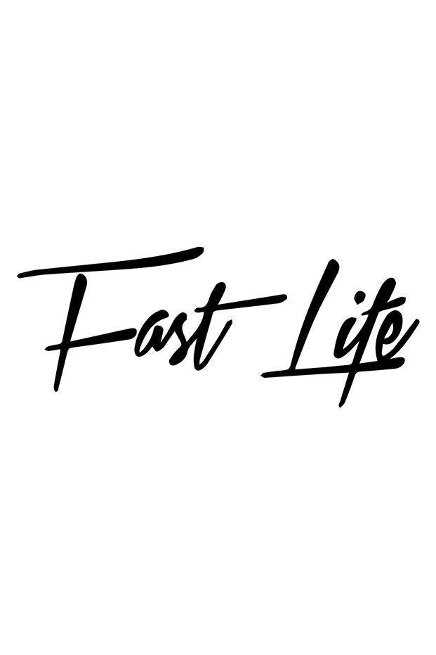 Fats Life Car Motorcycle Helmet Laptop Sticker 18x7 Cm