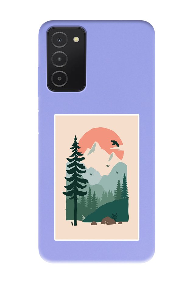 Samsung A03S Lake Forest Design Lilac Launch Phone Case