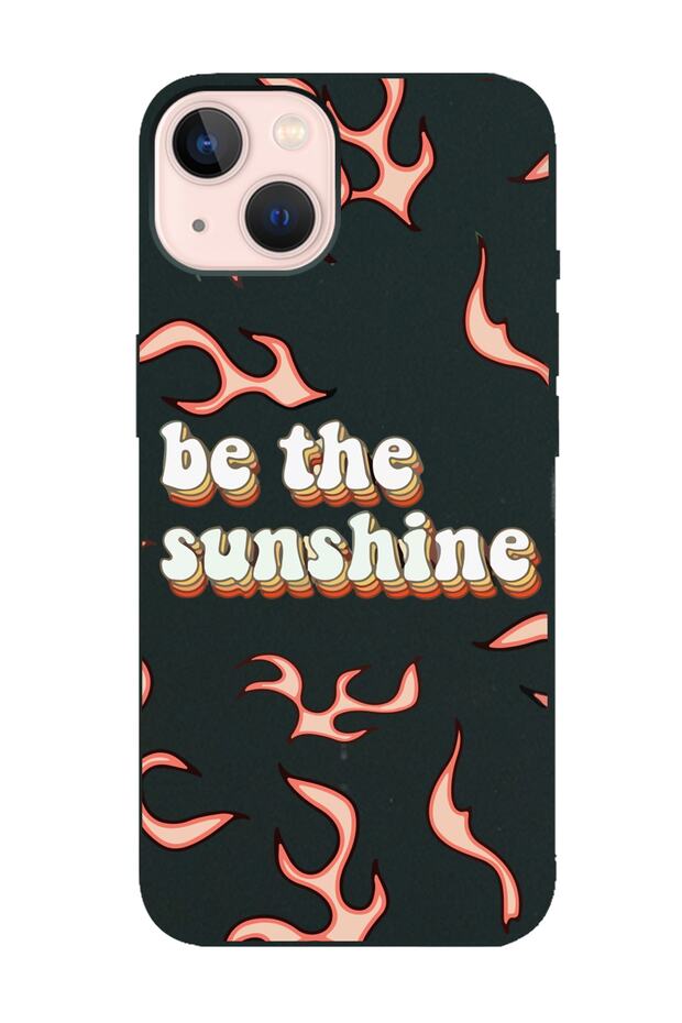 iPhone 14 Plus Be the Sunshine Designed Black Launch Phone Case
