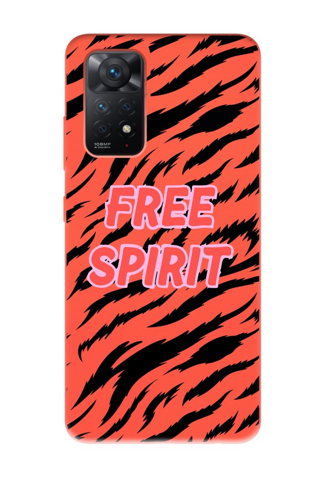 Xiaomi Redmi Note 11 Free Spirit Design Orange Launch Phone Case