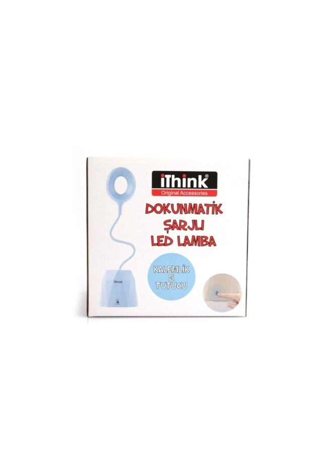 İTHİNK A&B OKUMA LAMBASI KALEMLİK DOKUNMATİK MAVİ - 3