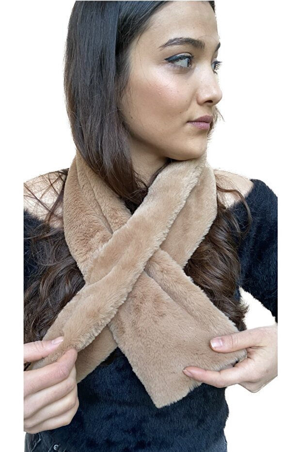 Eșarfă de lux de pluș - 2
