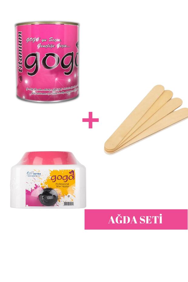 1 Adet Pink Konserve Ağda 800ml & Isıtıcı Makina - 1