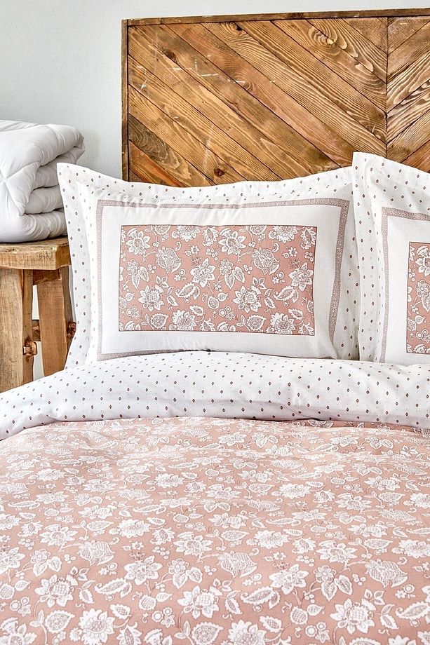 Celerina Pembe %100 Pamuk Tek Kişilik Fitted Nevresim Takımı - 3