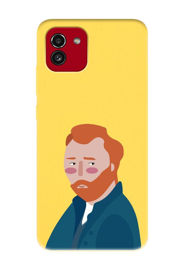 Samsung A03 Yellow Launch Phone Case with Vincent Van Gogh Design