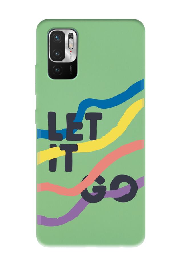 Xiaomi Redmi Note 10 5g Let It Go Designed Green Launch Phone Case