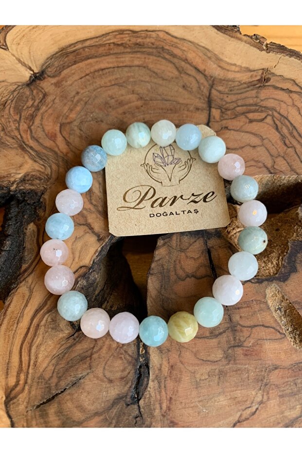 Aquamarine Morganite Helidor Bracelet