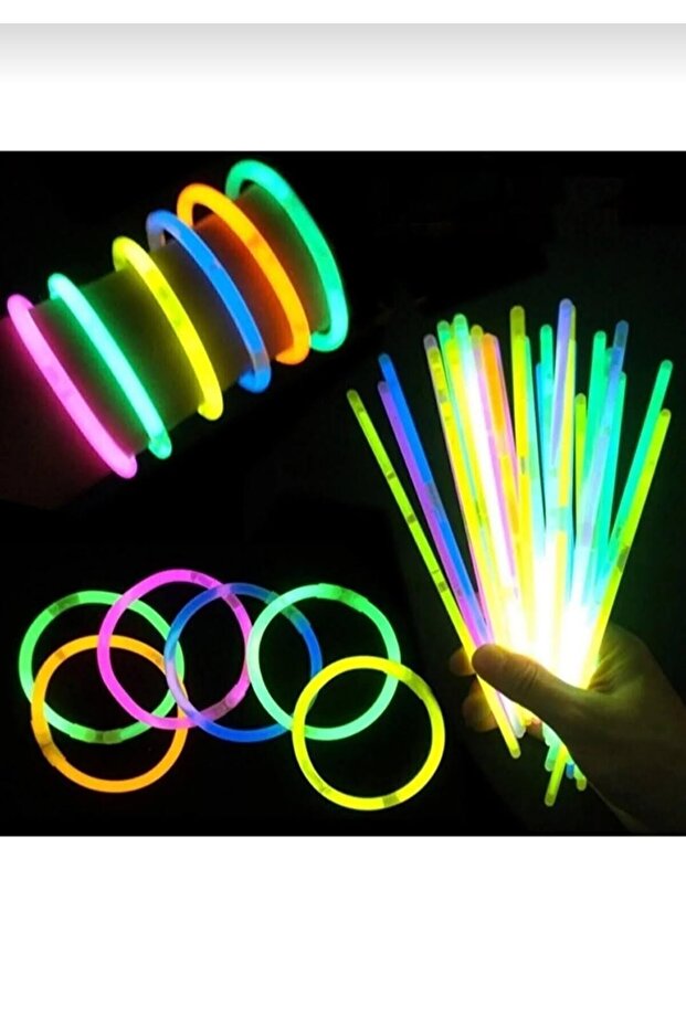 Glow Stick 50 Pieces 8" Highlighter Colorful Stick