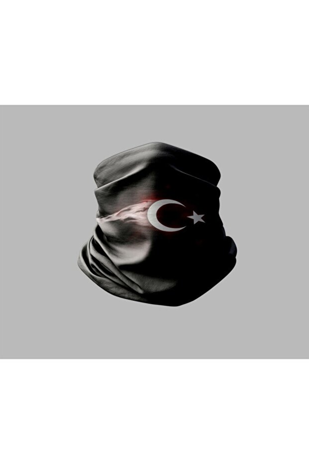باندانا دراجة نارية بتصميم العلم التركي