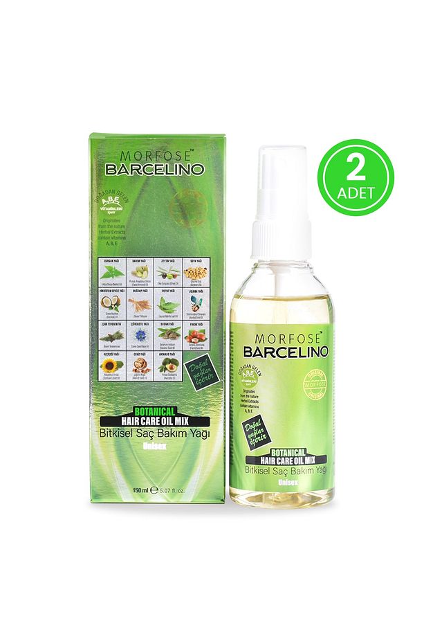Barcelino Saç Bakım Yağı 150 ml X 2 Adet - 1