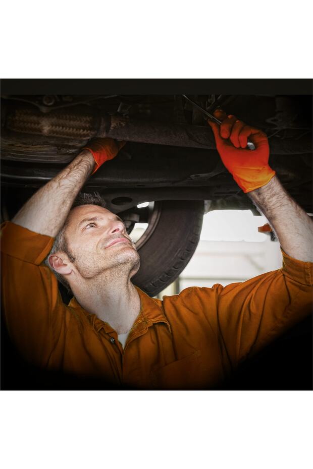 Turuncu Masterforce Nitril Eldiven - M - 2