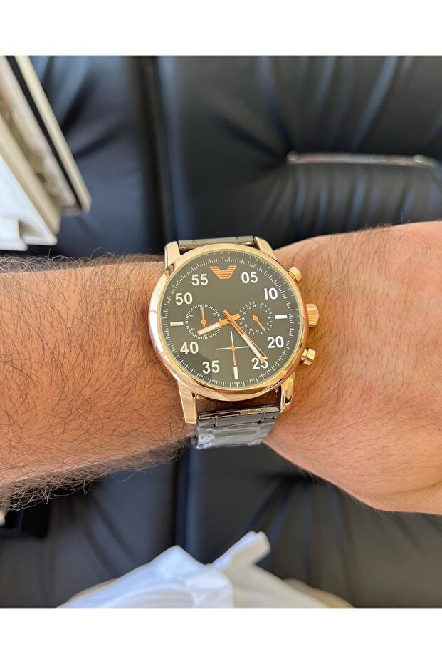 Bay Unısex Çelik Analog Ekran Kol Saati - 5