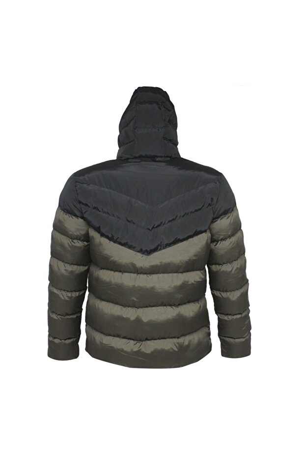 Graywolf Erkek Şişme Mont Kombin Haki-siyah - 3