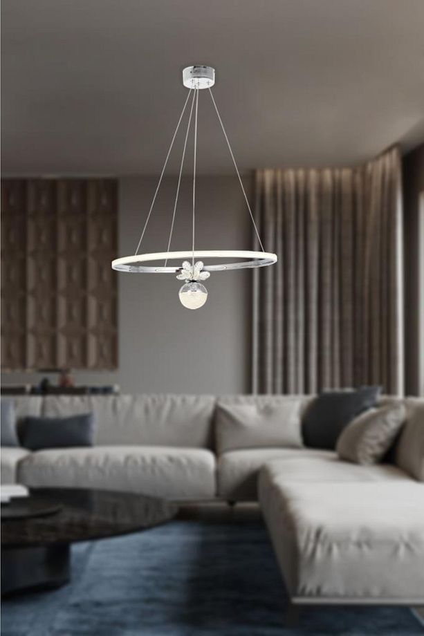 2078-30 Kr Led Krom Avize - 1