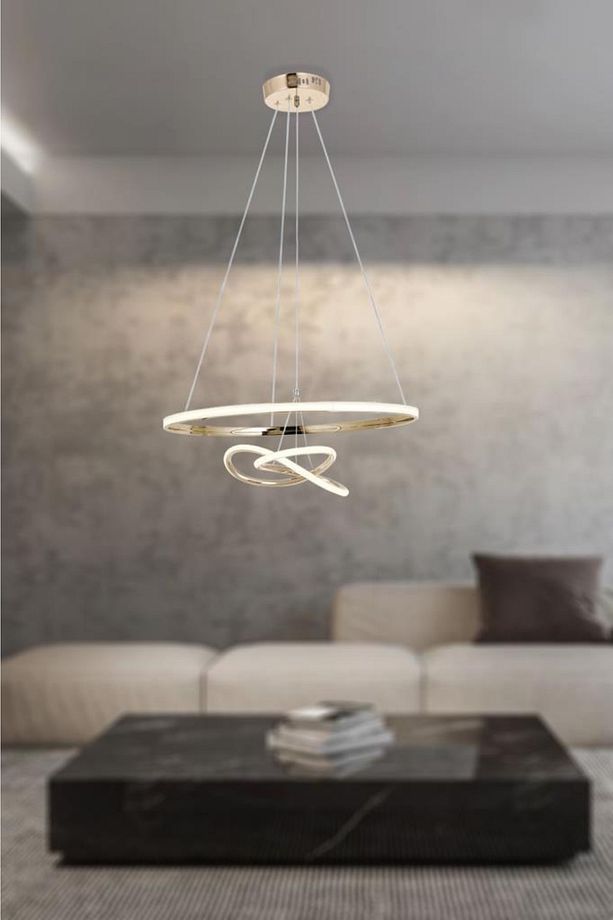 2092-40 Sarı Led Avize - 2