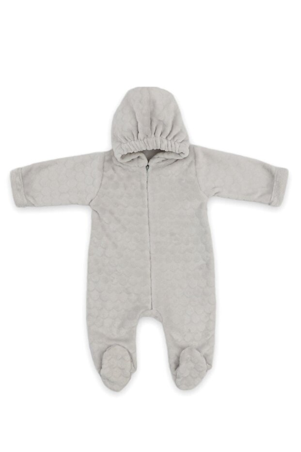 Kapüşonlu Tulum Gri 70256 - 1